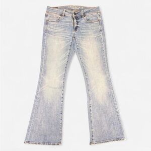 American Eagle Light Wash Bootcut Jeans Y2K Vintage Denim